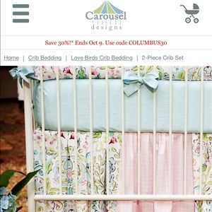 Carousel Designs Crib Bedding Set